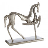 Townhouse Horse Ornament, Aluminium, Silver