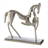 Townhouse Horse Ornament, Aluminium, Silver