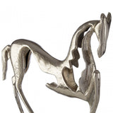 Townhouse Horse Ornament, Aluminium, Silver