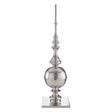 Large Rough Nickel Obelisk, Aluminium, Silver