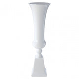 Josten Large Planter, Fibreglass, White