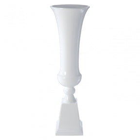 Josten Large Planter, Fibreglass, White