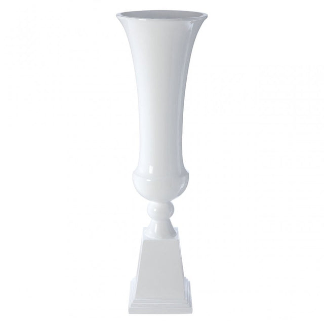Josten Large Planter, Fibreglass, White