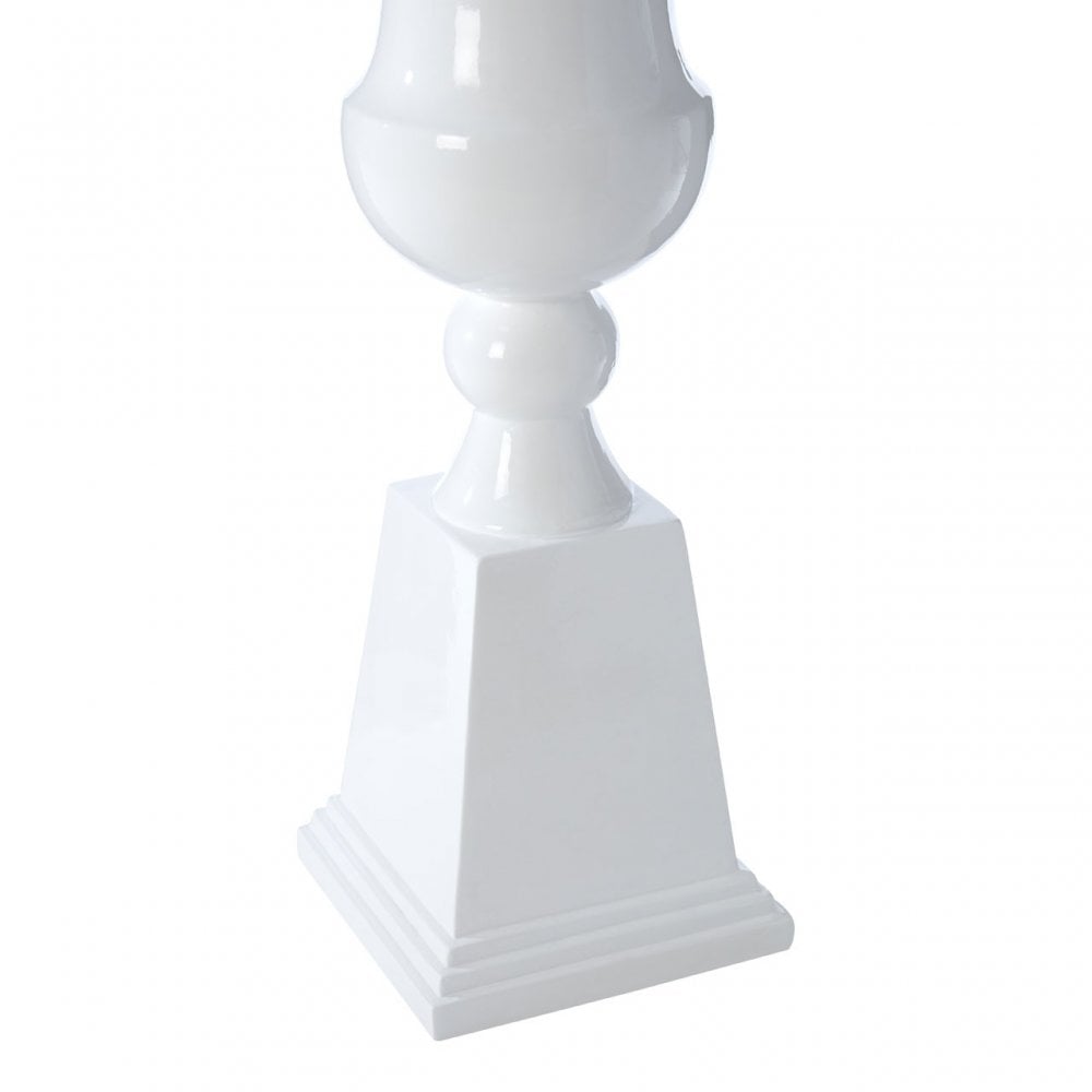 Josten Large Planter, Fibreglass, White