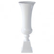 Josten Medium Planter, Fibreglass, White