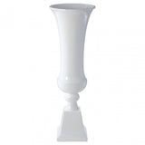 Josten Medium Planter, Fibreglass, White