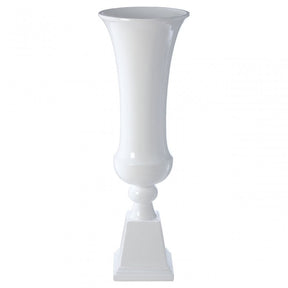 Josten Medium Planter, Fibreglass, White