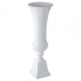 Josten Medium Planter, Fibreglass, White