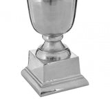 Kensington Townhouse Small Trophy Shaped Vase, Aluminium, Silver