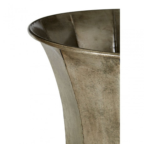 Reza Oversized Planters, Iron, Silver