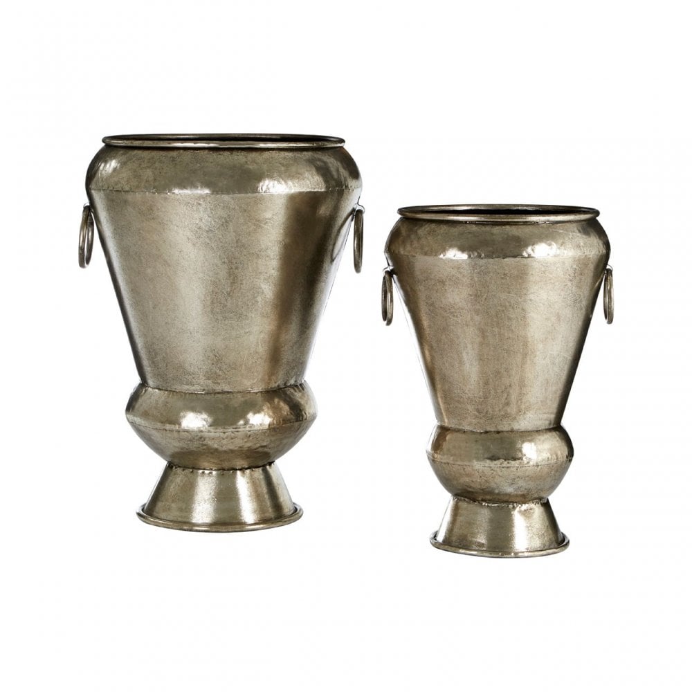 Reza Planters, Iron, Silver