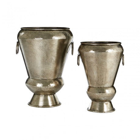 Reza Planters, Iron, Silver