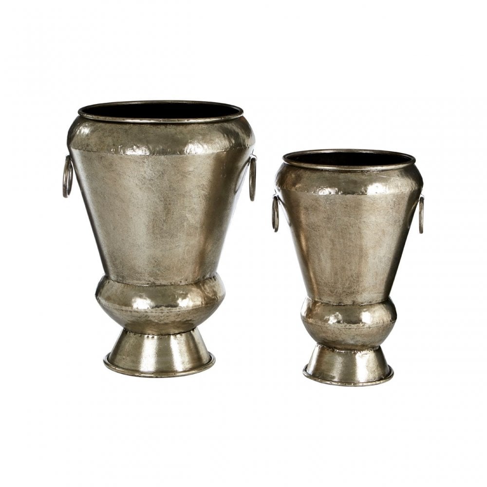 Reza Planters, Iron, Silver