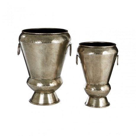 Reza Planters, Iron, Silver