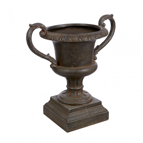 Complements Stone Effect Urn, Fibreglass, Brown