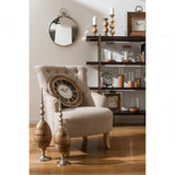 Hampstead Obelisk Ornament, Aluminium, Mango Wood, Brown