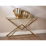 Estrella Large Fluted Vase, Gold