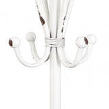 New York Loft Coat Stand, Metal, White