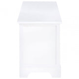 Fubb Drawer Bench, Paulownia Wood, White