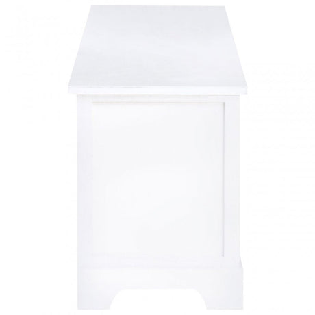 Fubb Drawer Bench, Paulownia Wood, White