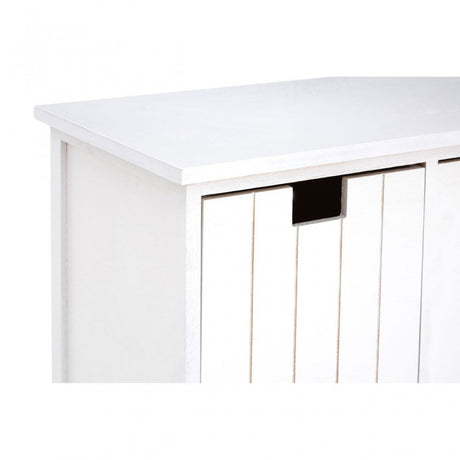 Fubb Drawer Bench, Paulownia Wood, White