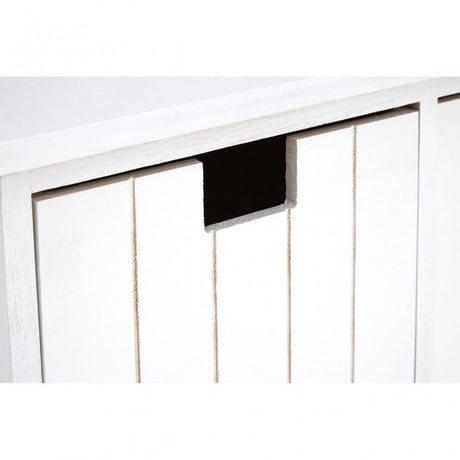 Fubb Drawer Bench, Paulownia Wood, White