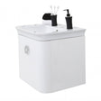 Glare Under Basin Cabinet Set, Ceramic, High Gloss, White