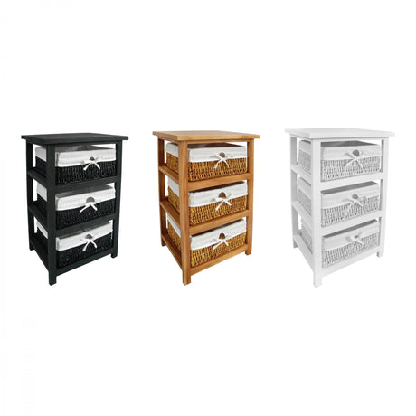 White Storage Unit, Maize, Paulownia Wood, White