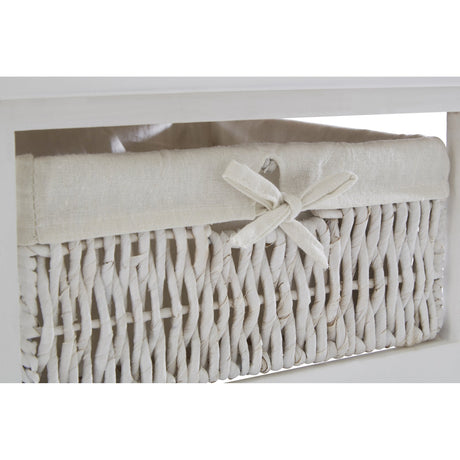 White Storage Unit, Maize, Paulownia Wood, White