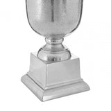 Tuskin Large Trophy Shaped Vase, Aluminium, Silver