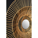 Modello Gold / Black Framed Metal Wall Art, Glass, Iron, Gold