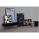Modello Framed Botanical Wall Art, Glass, Pine Wood, Gold