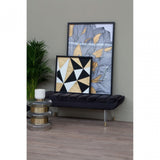 Modello Framed Botanical Wall Art, Glass, Pine Wood, Gold