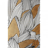 Modello Framed Botanical Wall Art, Glass, Pine Wood, Gold