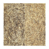 Modello Wood Carving Gold Finish Wall Art, Pine Wood, Gold