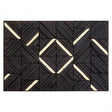 Modello Gold / Black Wood Panel Wall Art, Pine Wood, Black
