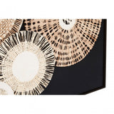 Modello Natural/Black Paper Design Wall Art, Pine Wood, Natural