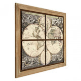 Merlin Wall Painting, Wood, Fir Wood, Natural