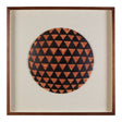 Framed Wall Art, Wood, Beige