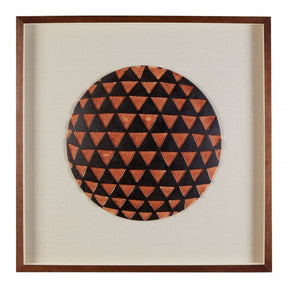 Framed Wall Art, Wood, Beige
