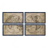 Framed World Wall Art, Polyresin