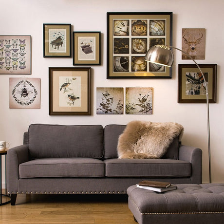 Framed Time Has Come Wall Art, Polyresin, Multi-Coloured
