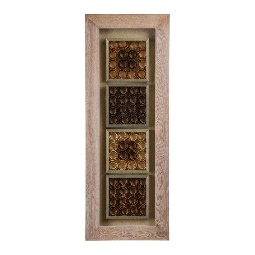 Wall Art, Wood, Glass, Natural