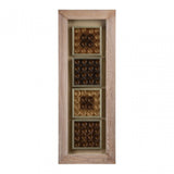 Wall Art, Wood, Glass, Natural