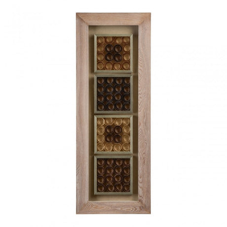 Wall Art, Wood, Glass, Natural