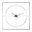 Unity Silver Finish Wall Clock, Silver