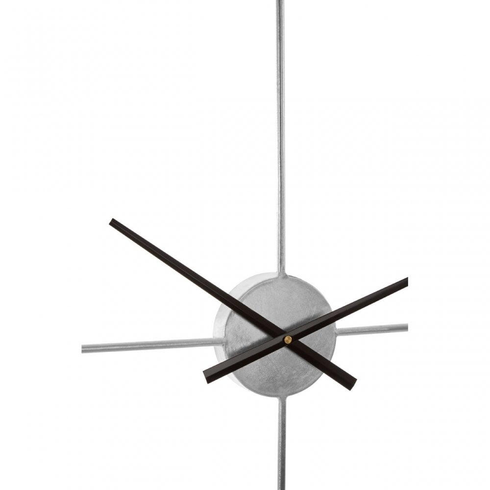 Unity Silver Finish Wall Clock, Silver