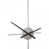 Unity Silver Finish Wall Clock, Silver
