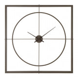 Unity Rust Finish Wall Clock, Copper