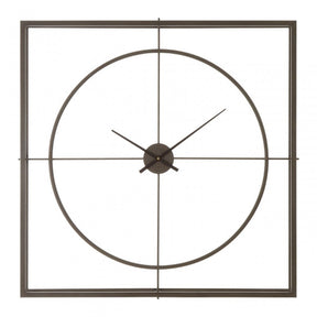 Unity Rust Finish Wall Clock, Copper